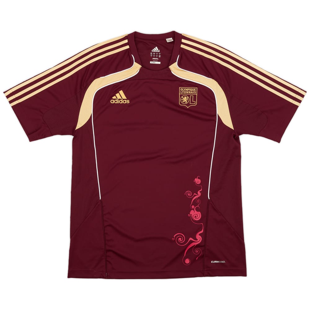 2010-11 Lyon adidas Training Shirt - 9/10 - (M/L)