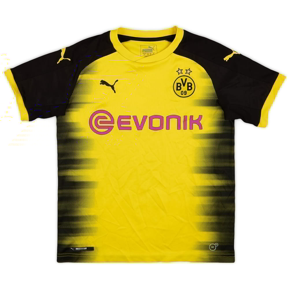 2017-18 Borussia Dortmund European Home Shirt - 8/10 - (M.Boys)
