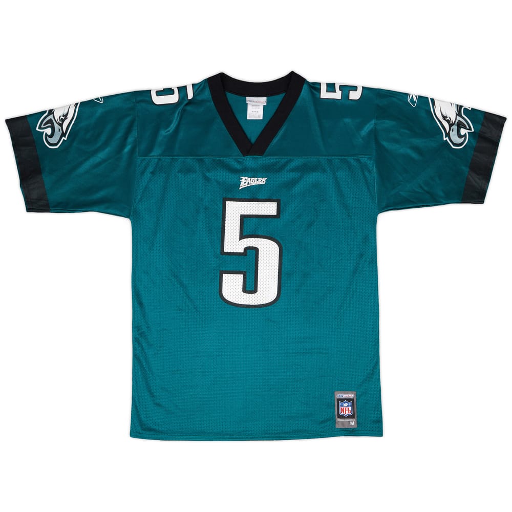 2001 Philadelphia Eagles McNabb #5 Reebok Home Jersey - 9/10 - (M)