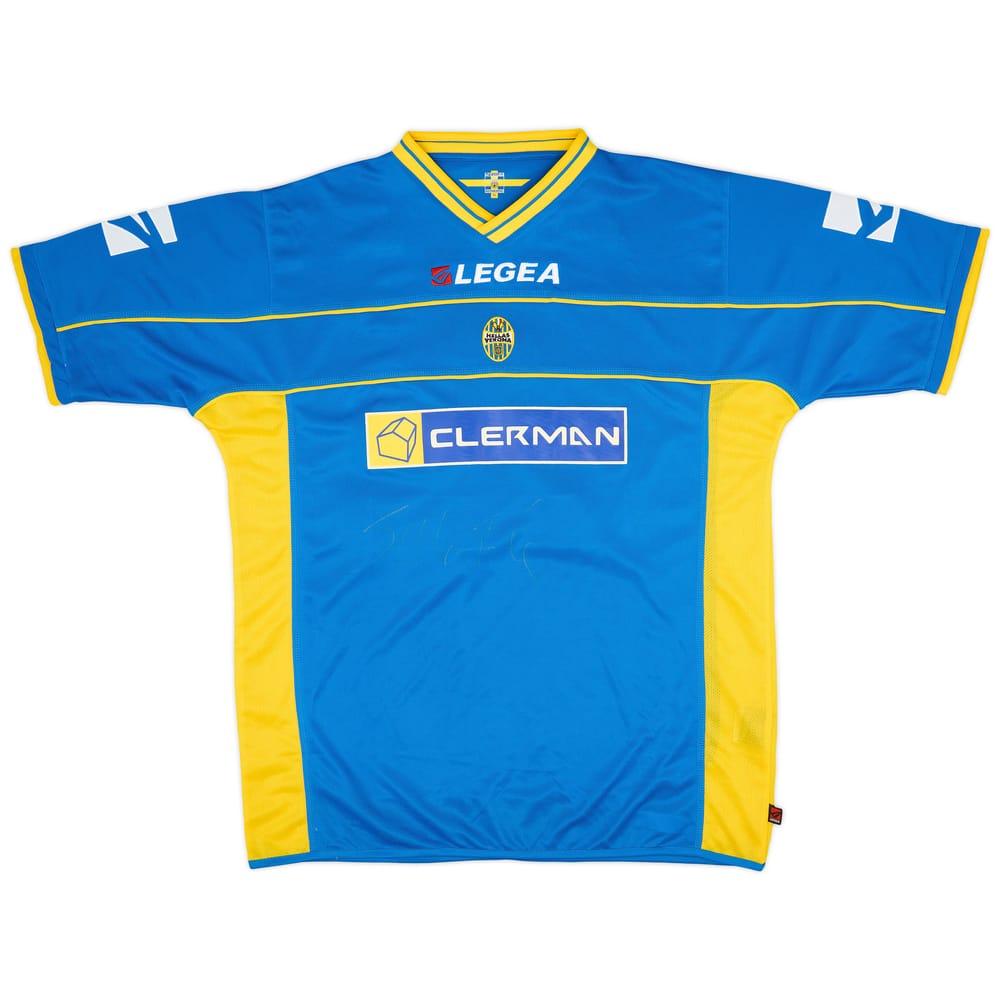 2003-04 Hellas Verona Signed Legea Training Shirt - 8/10 - (XL)
