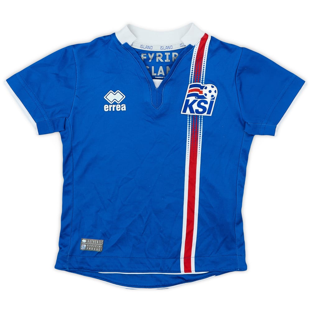 2016-18 Iceland Home Shirt - 9/10 - (4-5 Years)