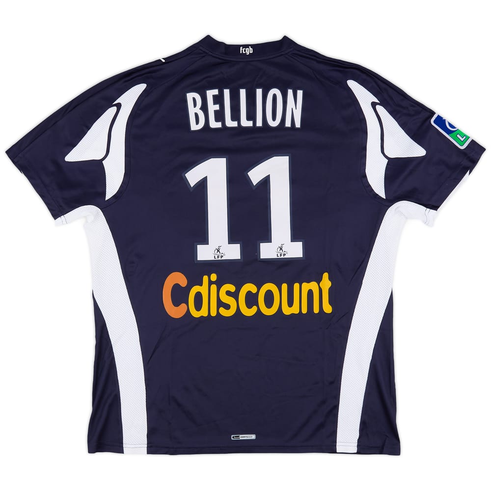 2007-08 Bordeaux Match Issue Home Shirt Bellion #11