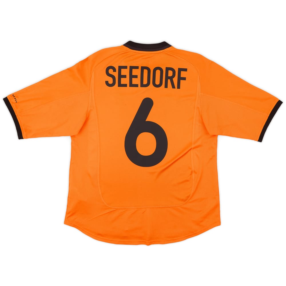 2000-02 Netherlands Home Shirt Seedorf #6 - 7/10 - (M)