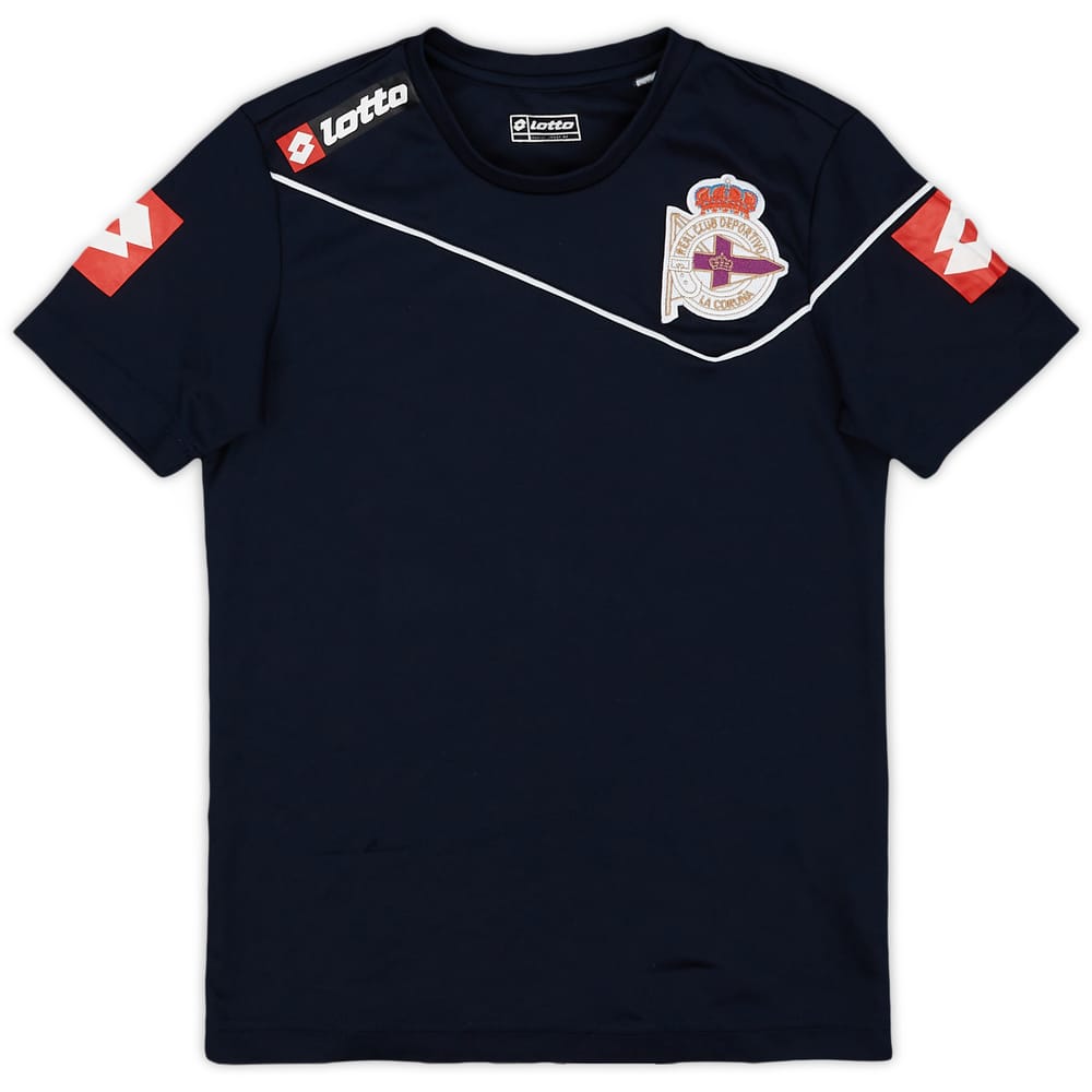 2012-13 Deportivo de La Coruna Lotto Training Shirt - 7/10 - (S.Boys)
