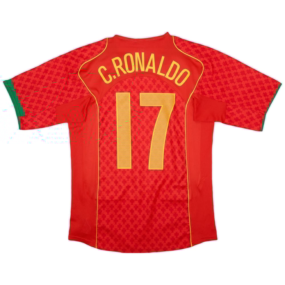 2004-06 Portugal Home Shirt C.Ronaldo #17 - 9/10 - (S)