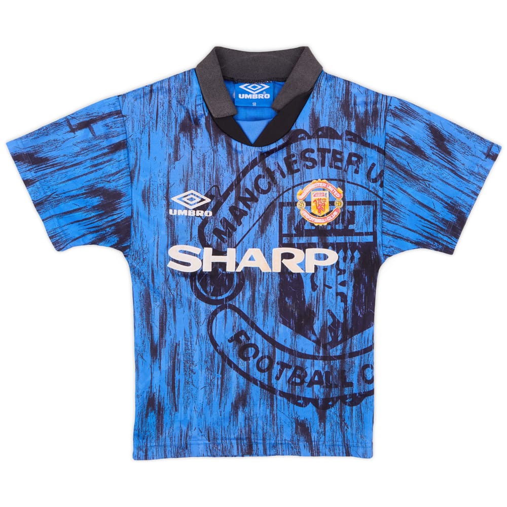 1992-93 Manchester United Away Shirt - 6/10 - (S.Boys)