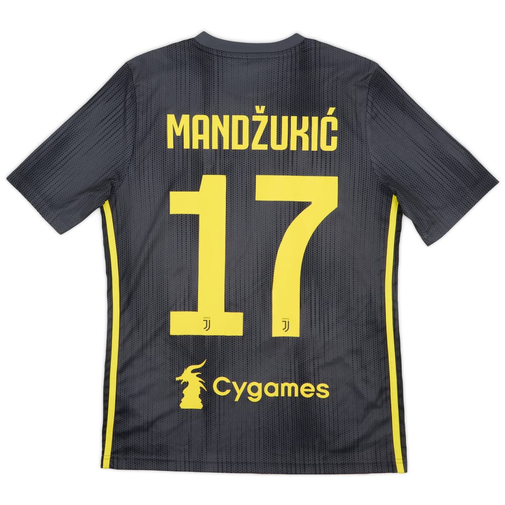 2018-19 Juventus Third Shirt Mandzukic #17 - 9/10 - (XL.Boys)