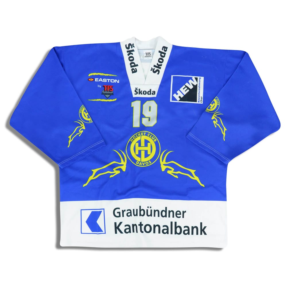 2000s HC Davos #19 TFS Jersey (Home) S