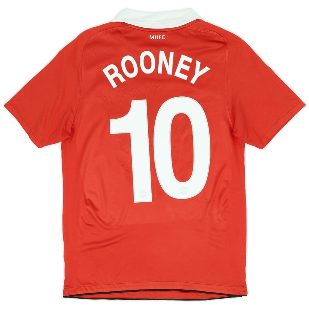 2010-11 Manchester United Home Shirt Rooney #10 - 7/10 - (S)