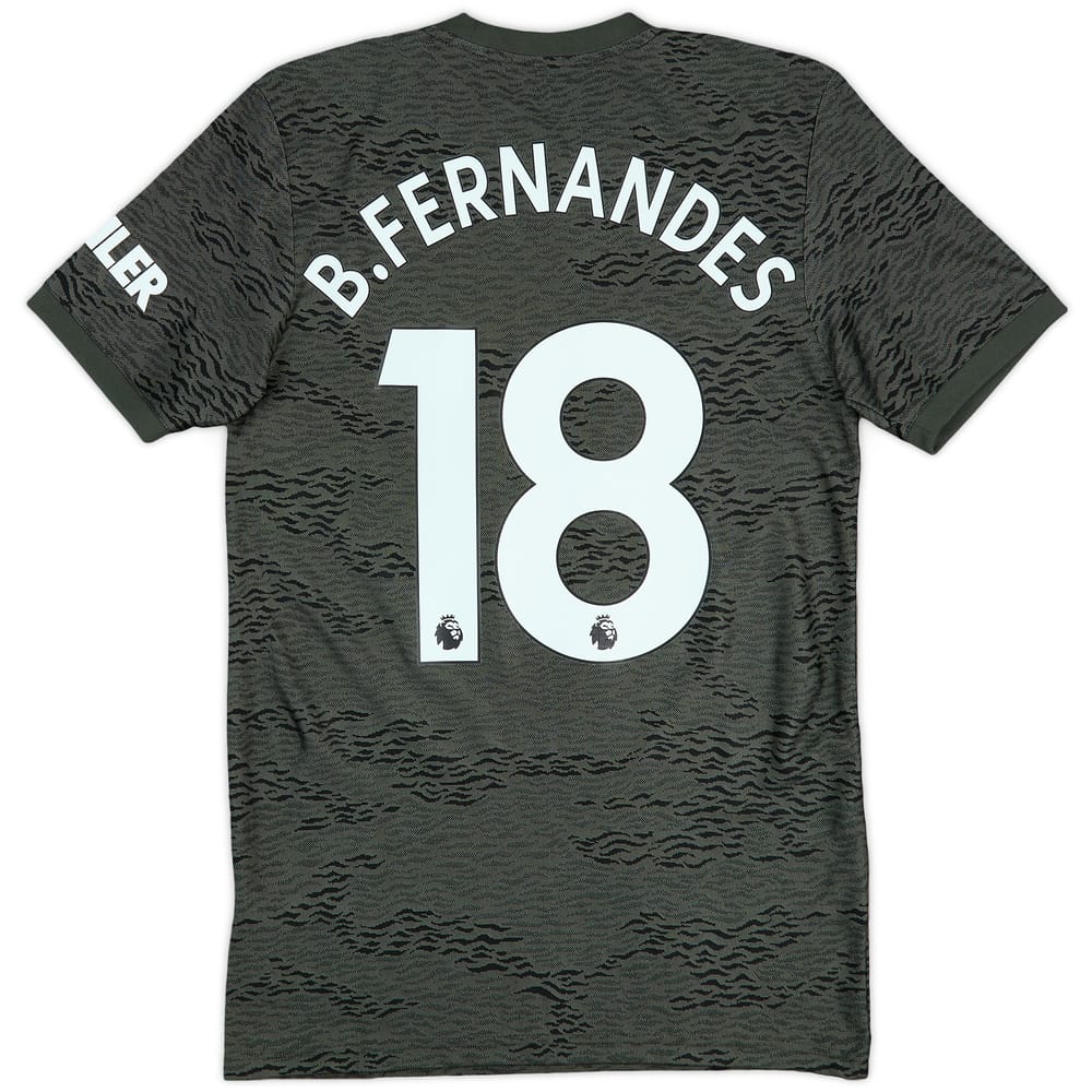2020-21 Manchester United Away Shirt B.Fernandes #18 - 9/10 - (XS)