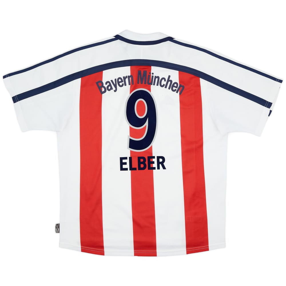 2000-01 Bayern Munich Away Shirt Elber #9 - 8/10 - (L)