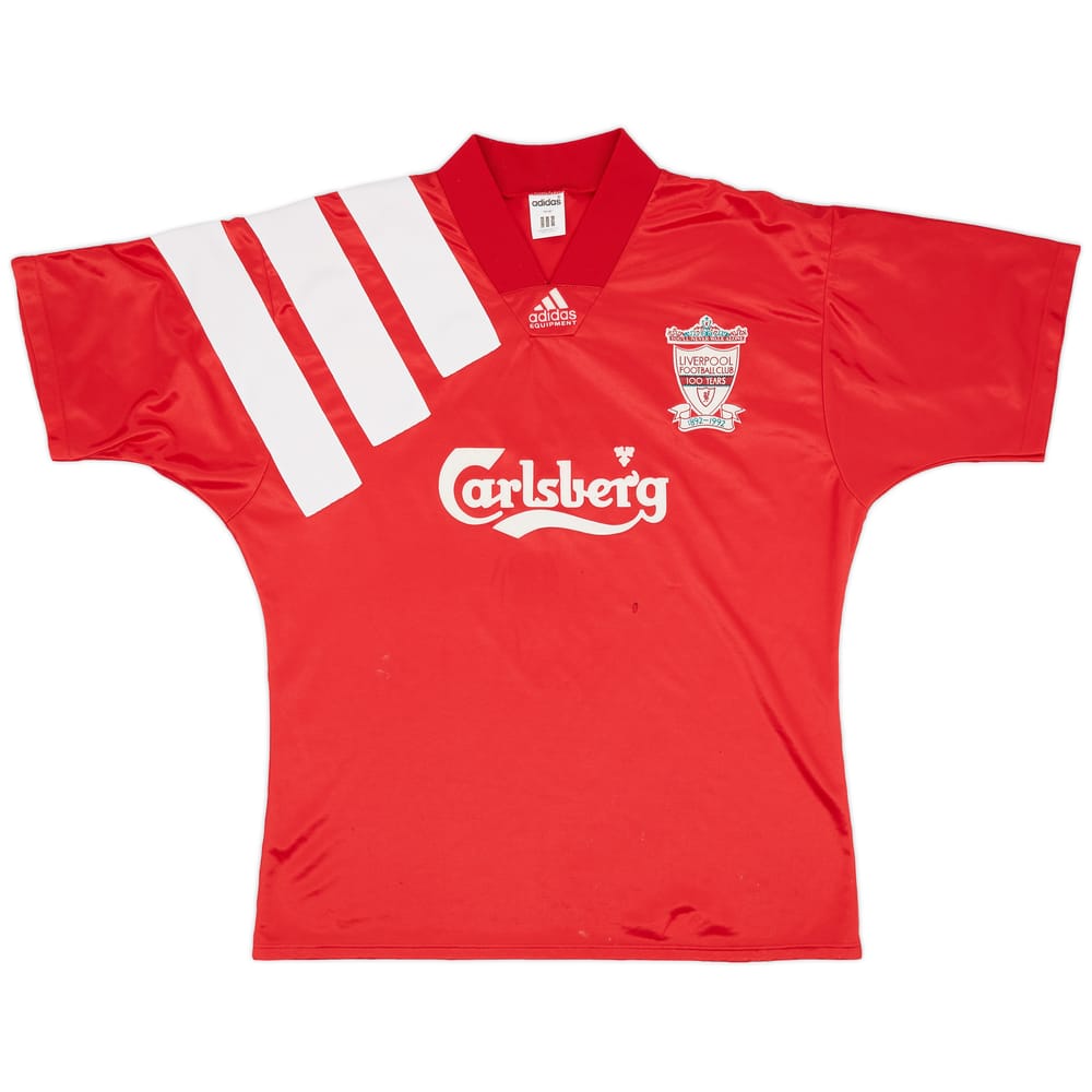 1992-93 Liverpool Centenary Home Shirt - 5/10 - (L/XL)