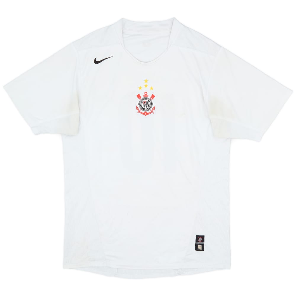 2004-05 Corinthians Home Shirt #10 (Tevez) - 5/10 - (L)