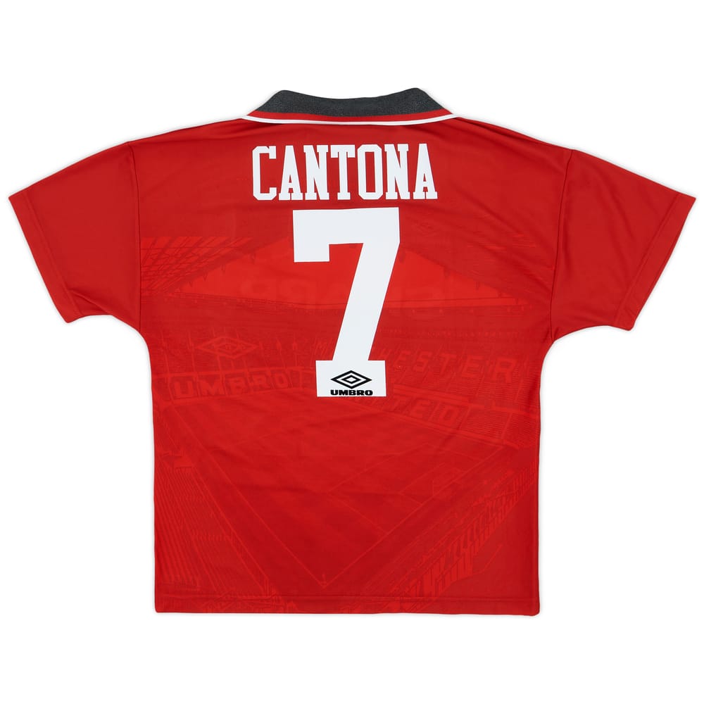 1994-96 Manchester United Home Shirt Cantona #7 - 7/10 - (M)