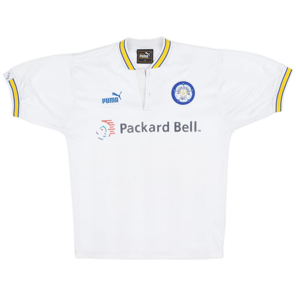 1996-98 Leeds United Home Shirt - 4/10 - (S)
