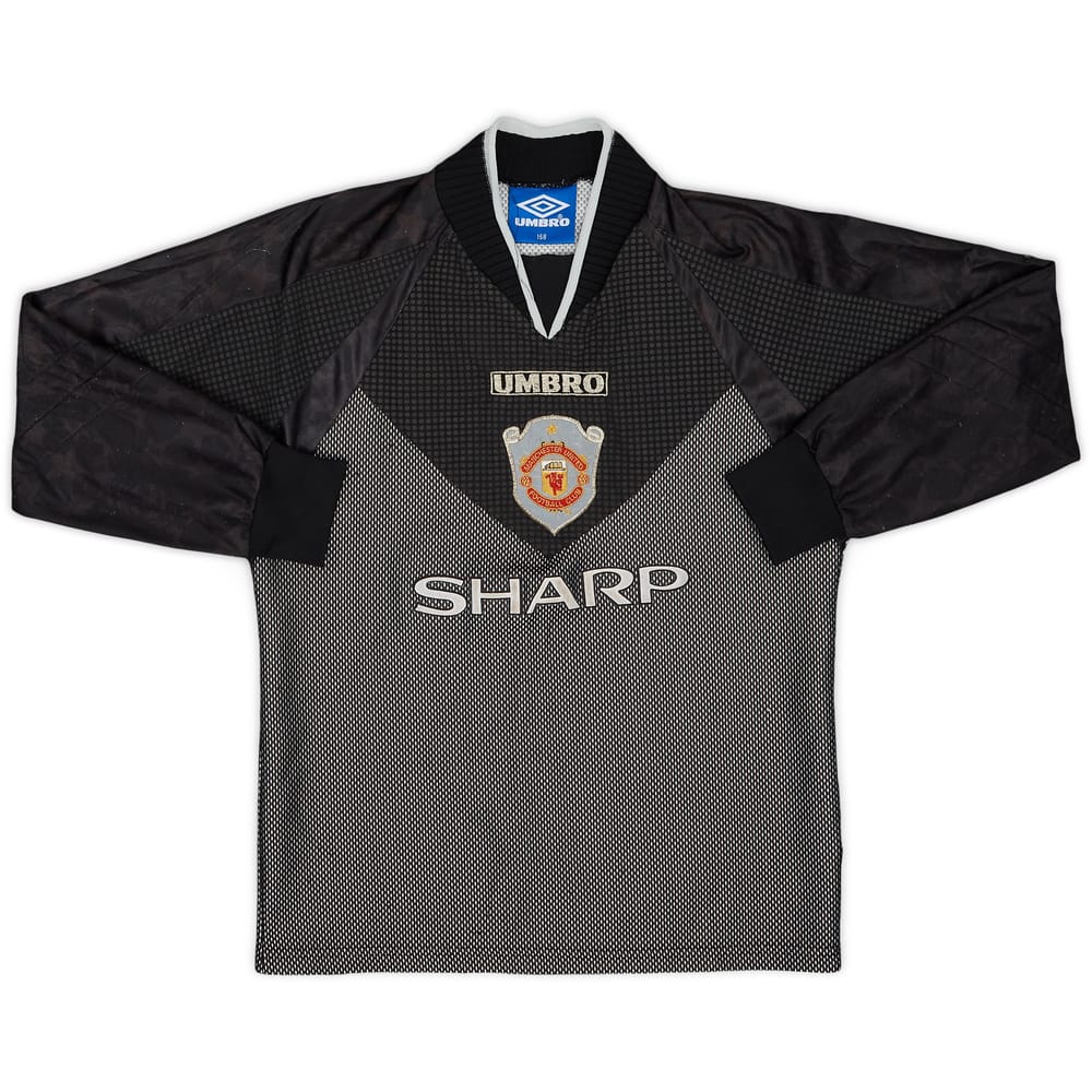 1998-99 Manchester United GK Shirt - 8/10 - (L.Boys)