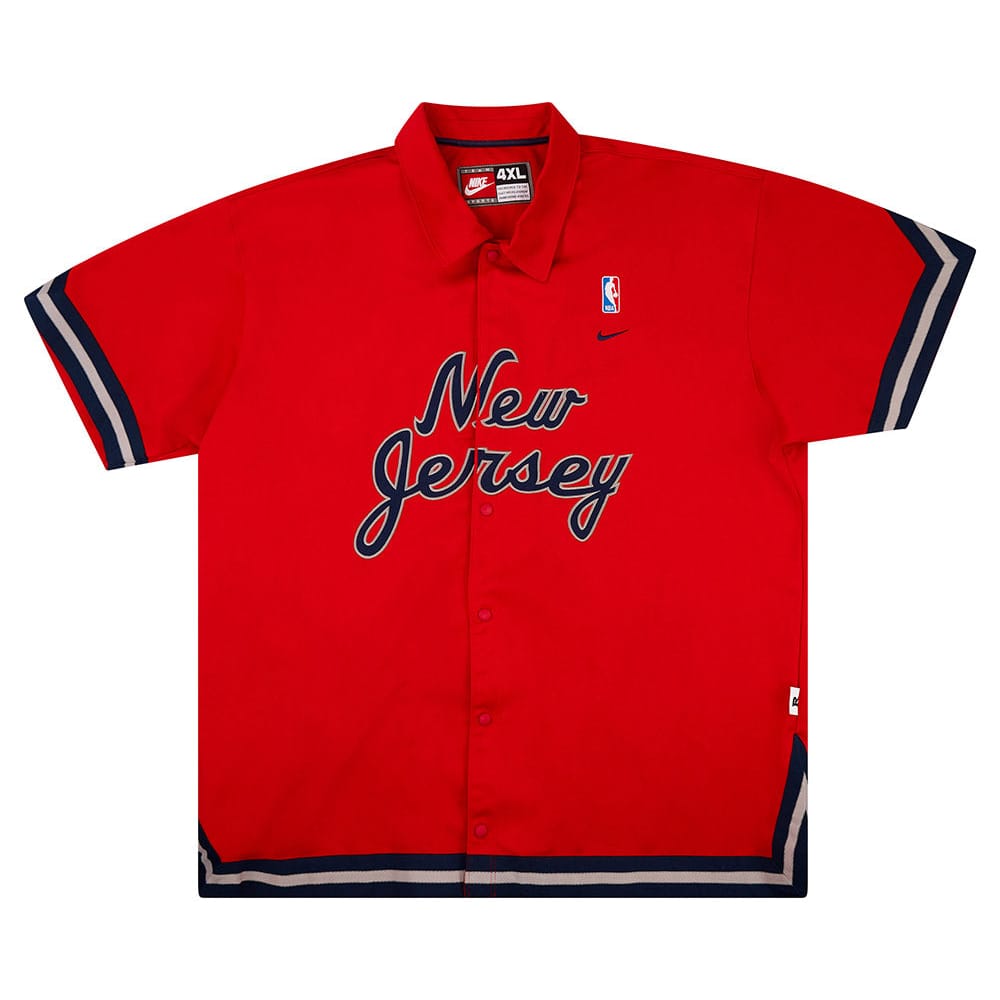 1977 New Jersey Nets Nike Rewind Warm-Up Jersey 4XL