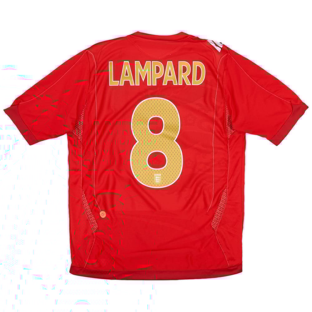 2006-08 England Away Shirt Lampard #8 - 8/10 - (M)
