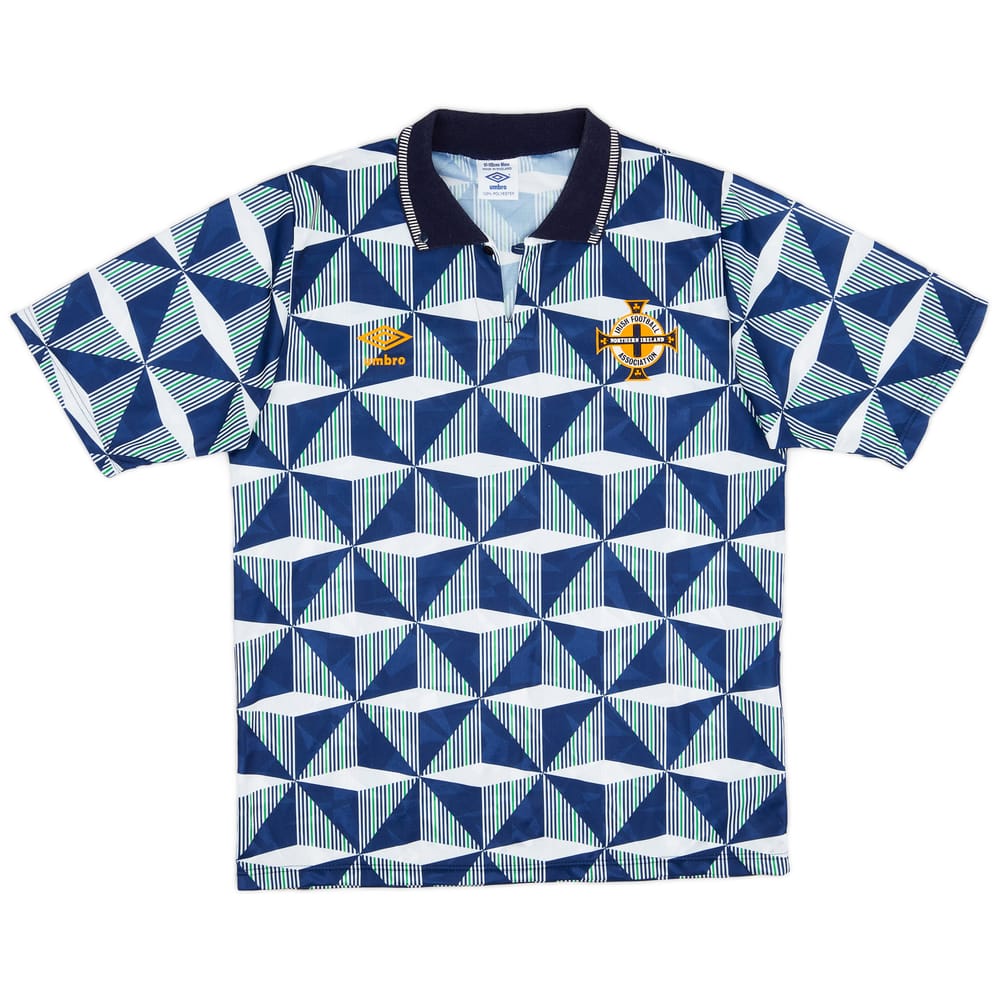 1990-92 Northern Ireland Away Shirt - 8/10 - (L)