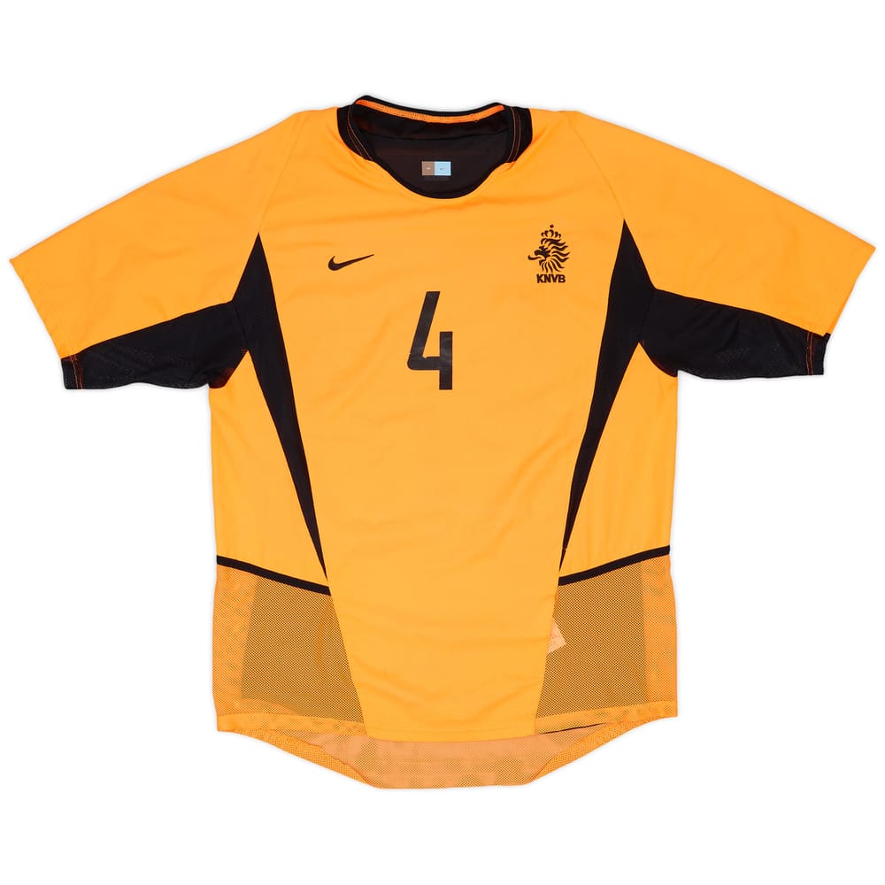 2002-04 Netherlands Match Issue Home Shirt #4