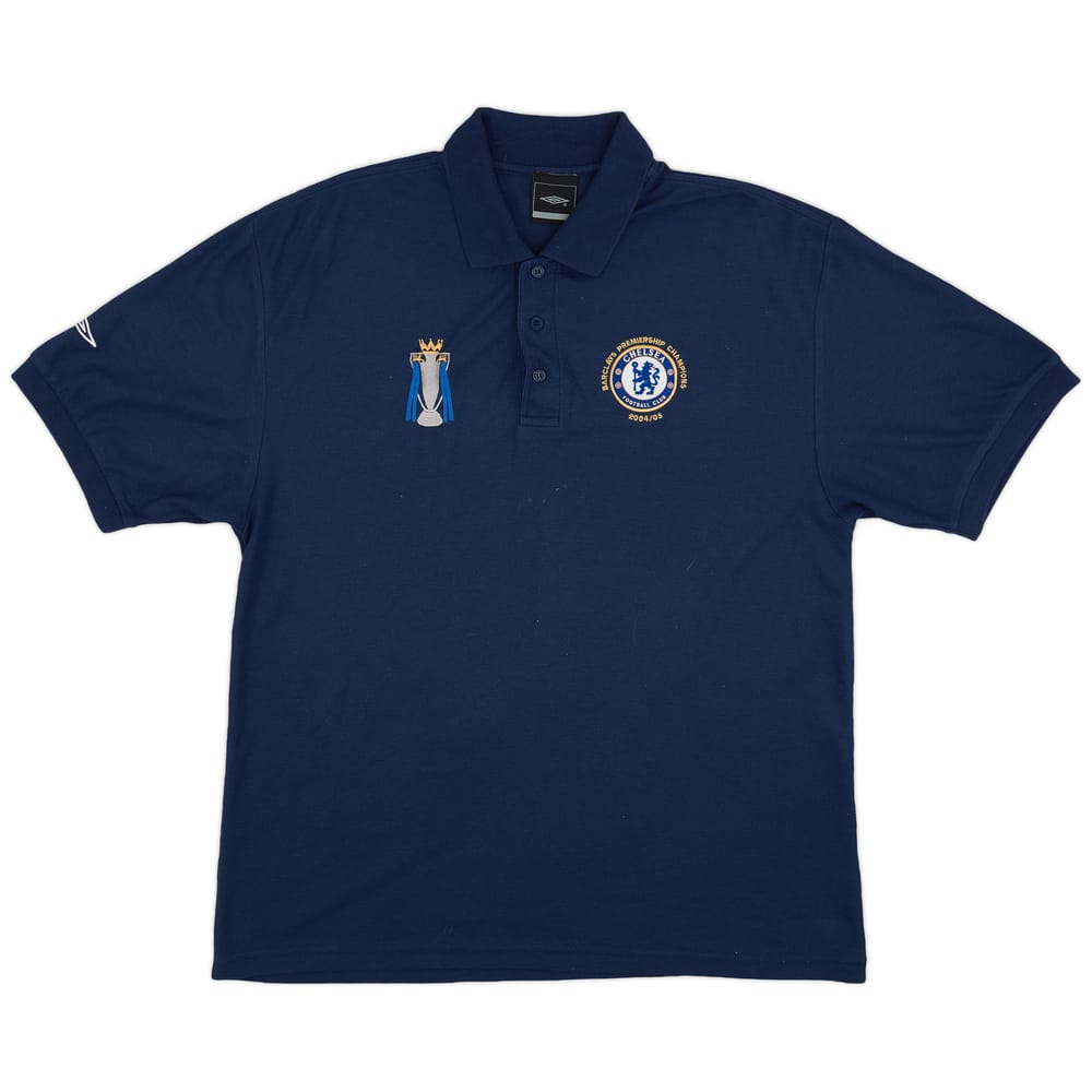 2004-05 Chelsea 'Barclays Premiership Champions' Umbro Polo Shirt - 7/10 - (L)