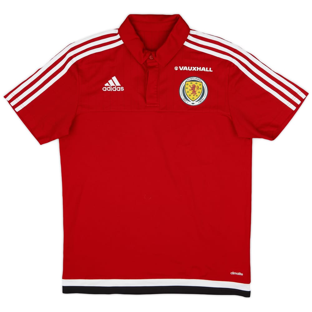 2015-16 Scotland adidas Polo Shirt - 9/10 - (M)
