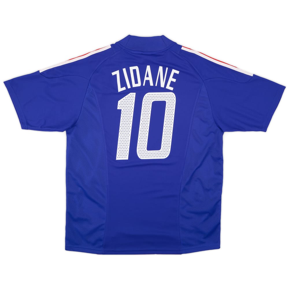 2002-04 France Home Shirt Zidane #10 (L)