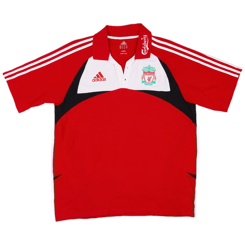 2007-08 Liverpool adidas Polo Shirt - 9/10 - (L)