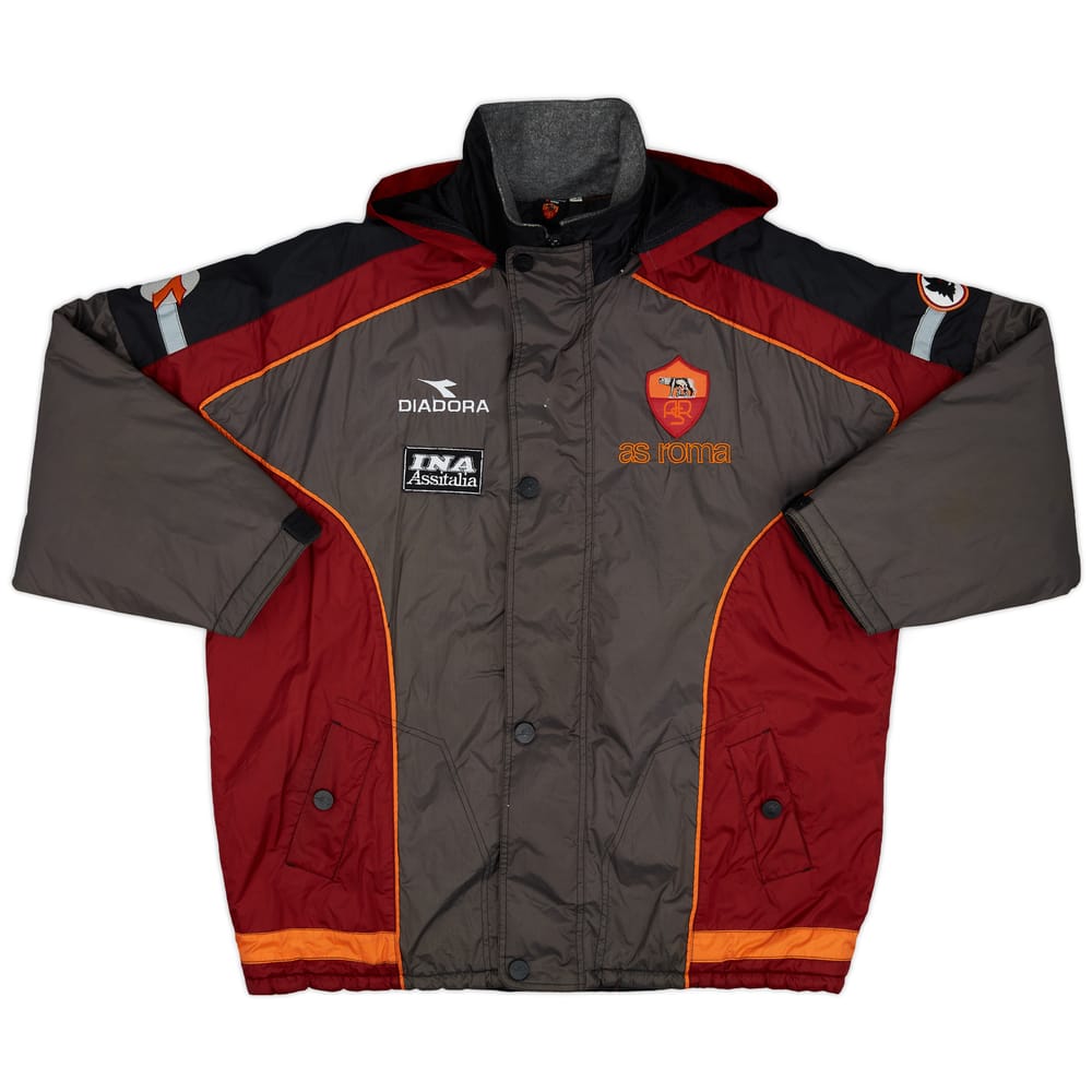 1998-99 Roma Diadora Padded Bench Coat - 5/10 - (M)