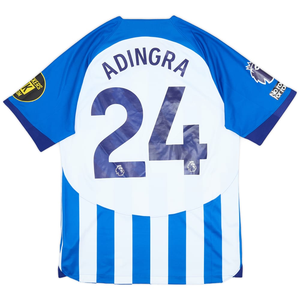 2023-24 Brighton Match Issue Home Shirt Adingra #24