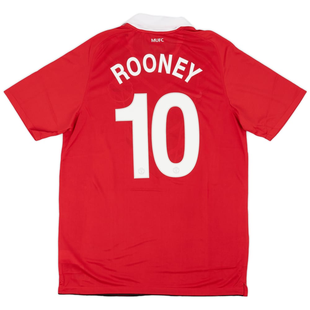 2010-11 Manchester United Home Shirt Rooney #10 (L)