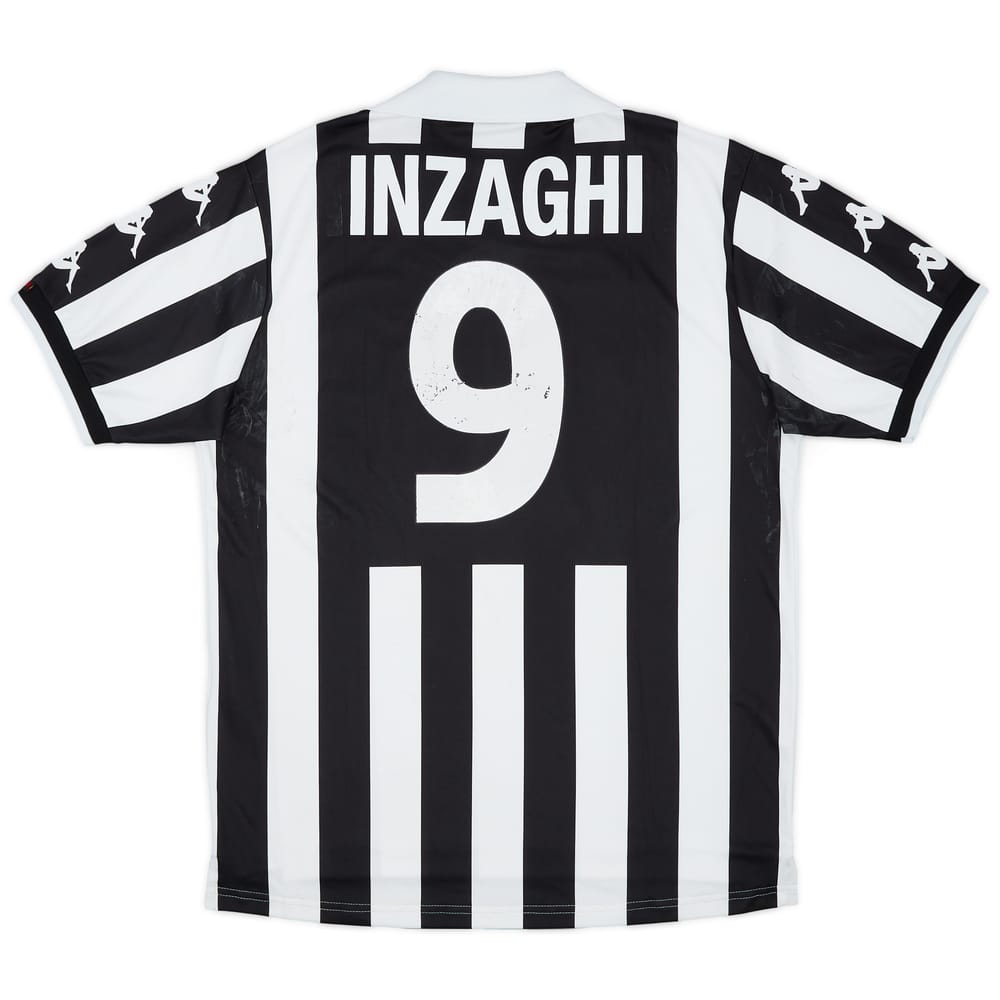 1998-99 Juventus Home Shirt Inzaghi #9 - 5/10 - (L)