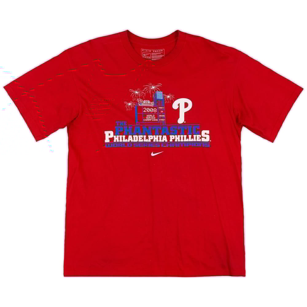 2008 Philadelphia Phillies World Series Champions Nike Tee - 7/10 - (M)