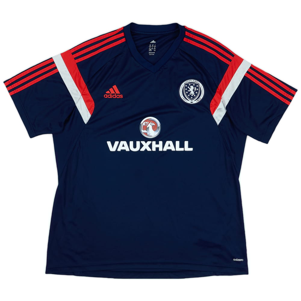 2013-14 Scotland adidas Trainiing Shirt - 9/10 - (XL)