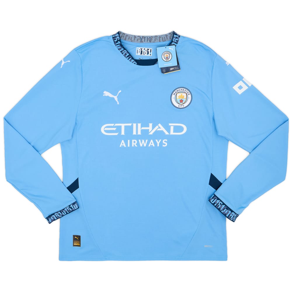 2024-25 Manchester City Home L/S Shirt
