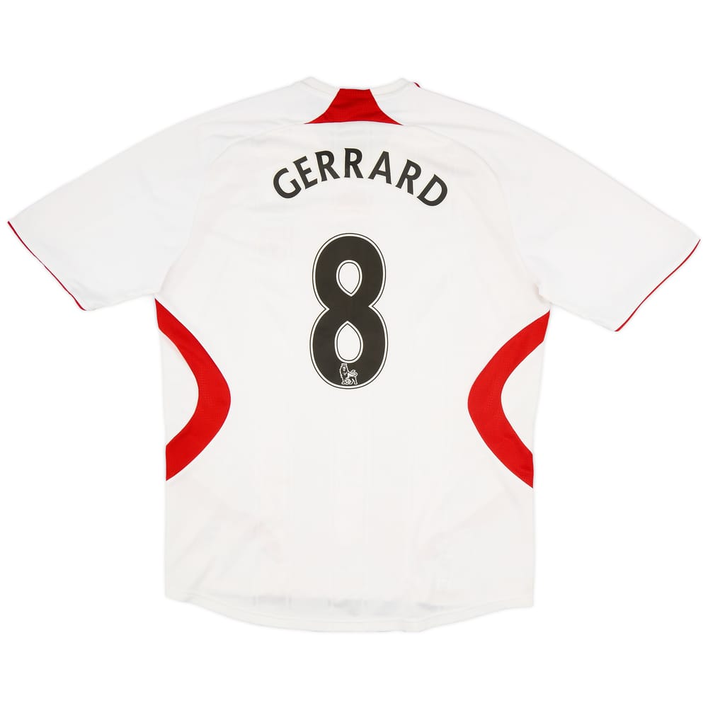 2007-08 Liverpool Away Shirt Gerrard #8 - 5/10 - (L)