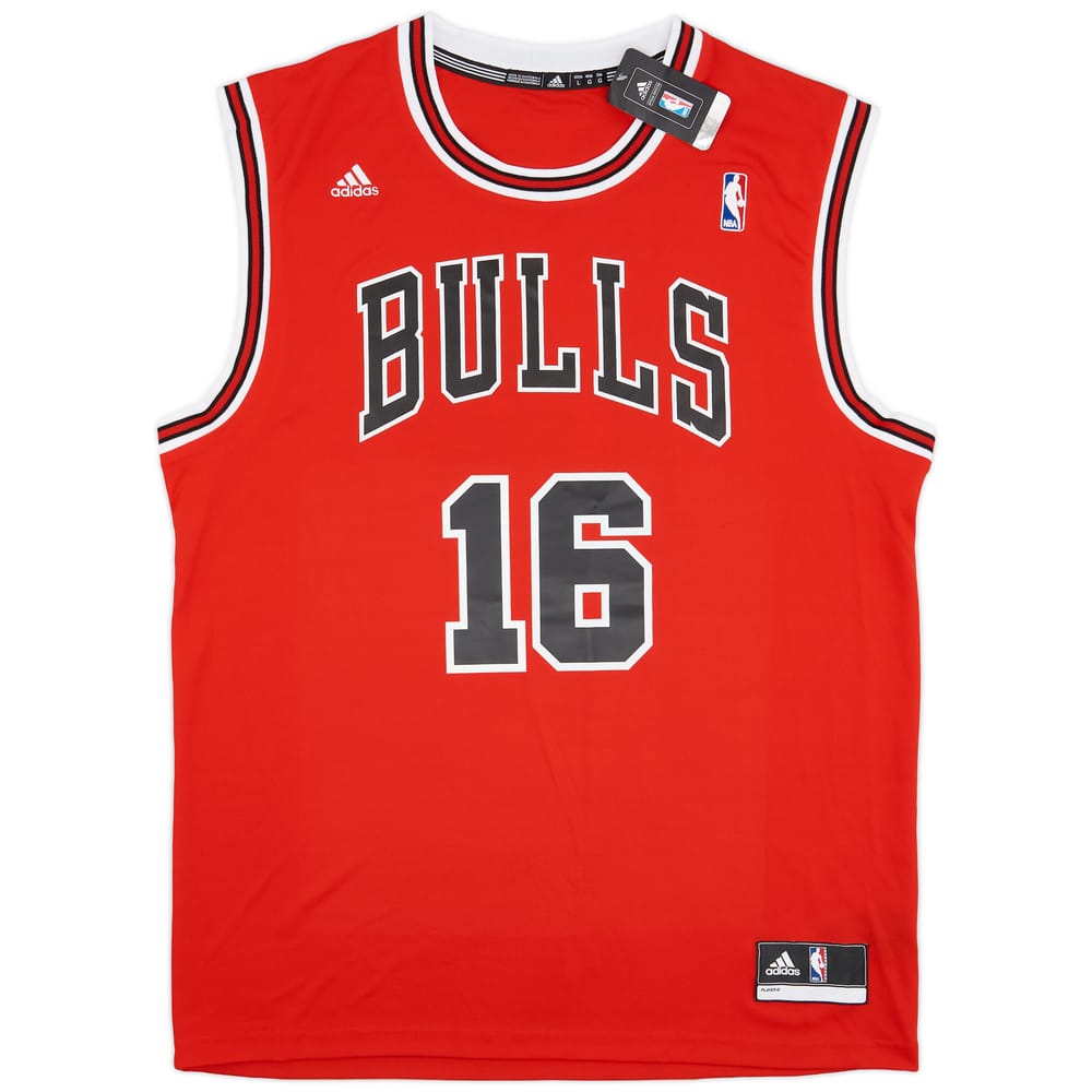 2014 Chicago Bulls Gasol #16 adidas Away Jersey (L)