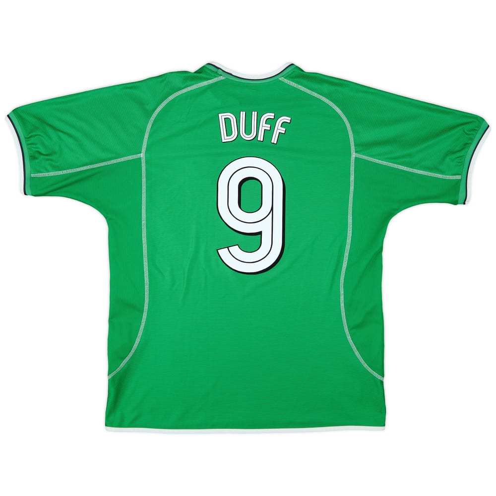 2002-03 Ireland Home Shirt Duff #9 - 8/10 - (XL)