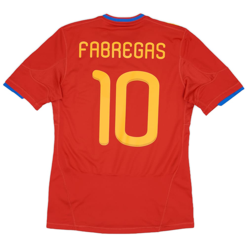 2009-10 Spain Home Shirt Fabregas #10 - 7/10 - (S)