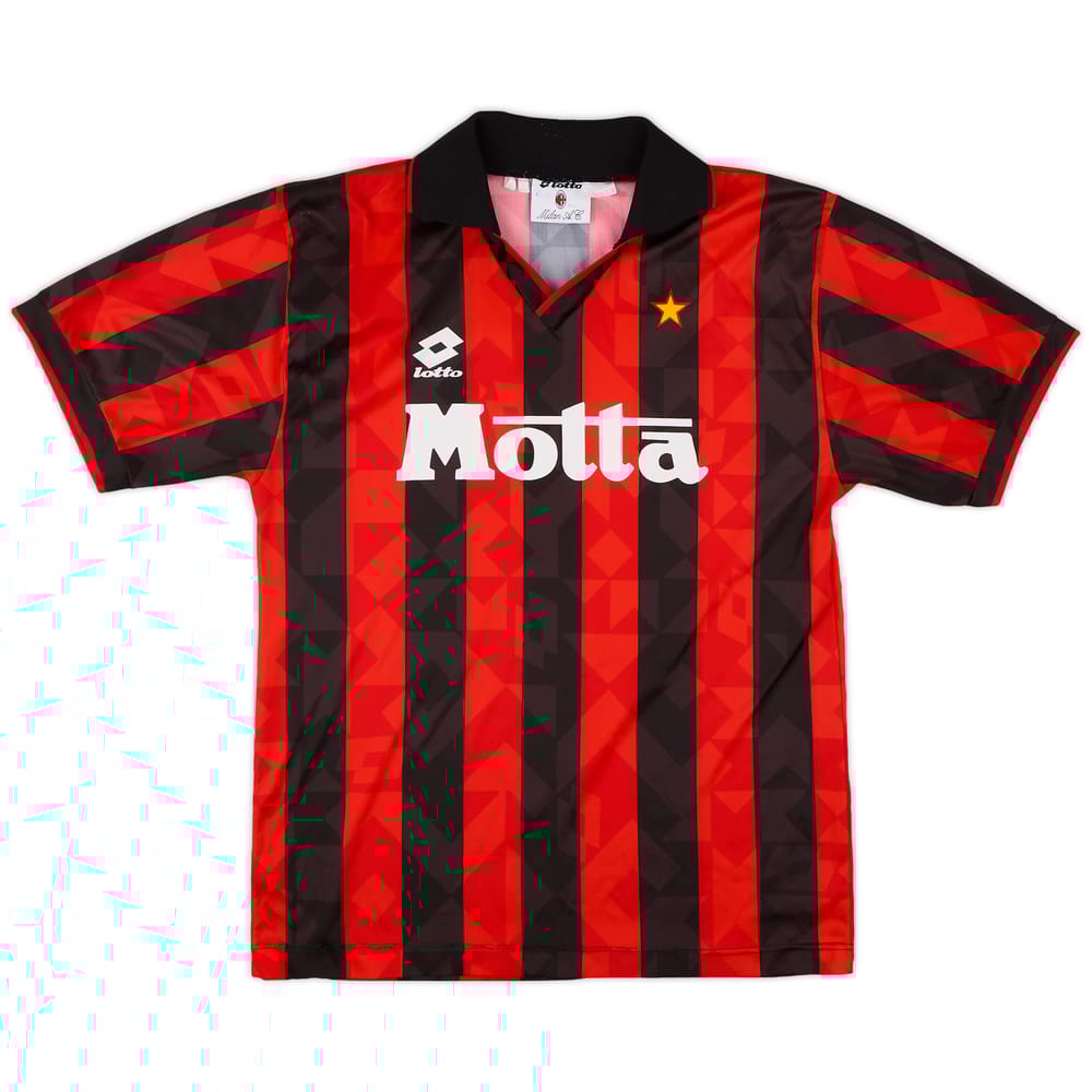 1993-94 AC Milan Home Shirt - 8/10 - (L)