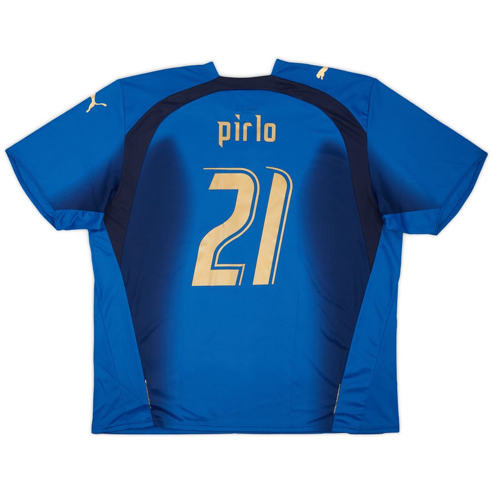 2006 Italy Home Shirt Pirlo #21 (XXL)