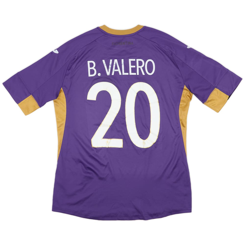 2014-15 Fiorentina Home Shirt B. Valero #20 - 6/10 - (L)