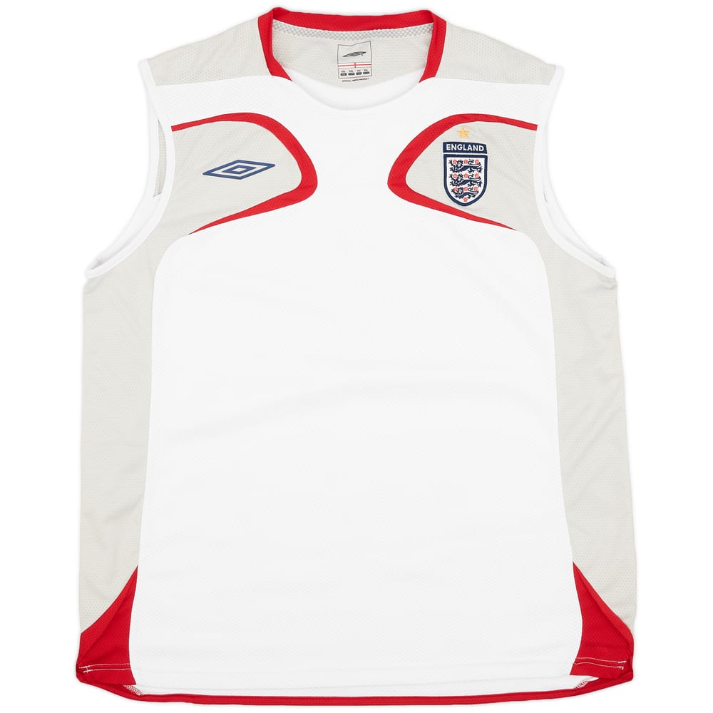2007-08 England Umbro Training Vest - 9/10 - (XXL)