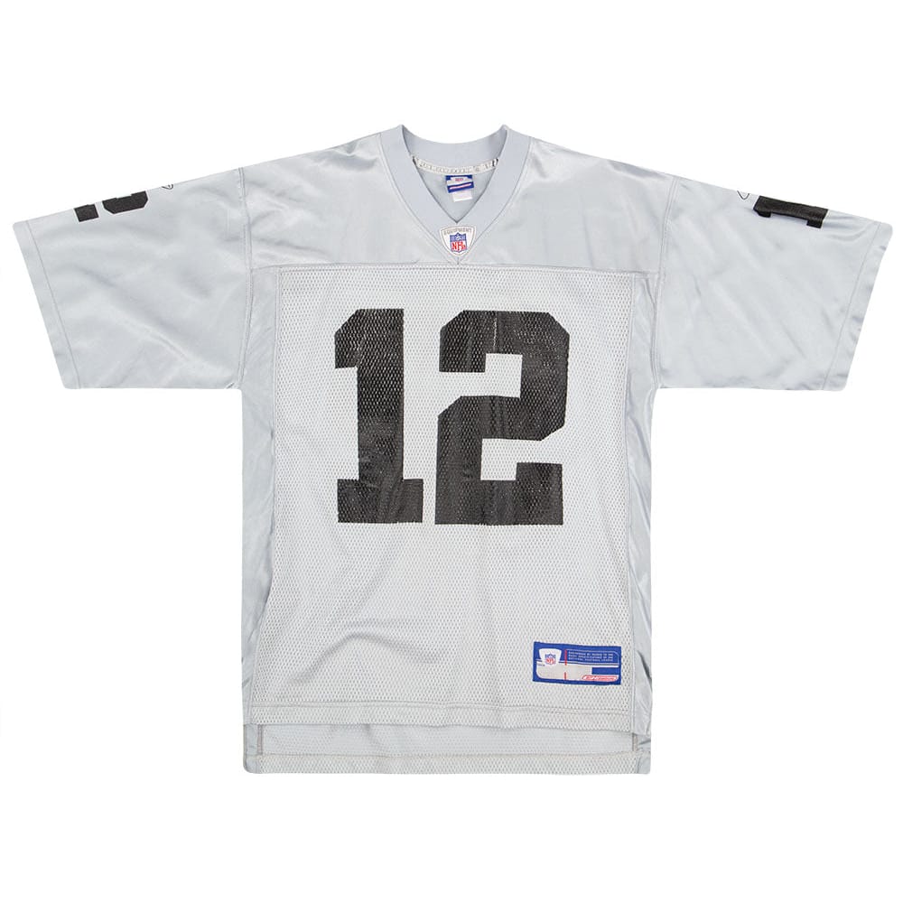 2002-04 Oakland Raiders Gannon #12 Reebok On Field Jersey (Alternate) M
