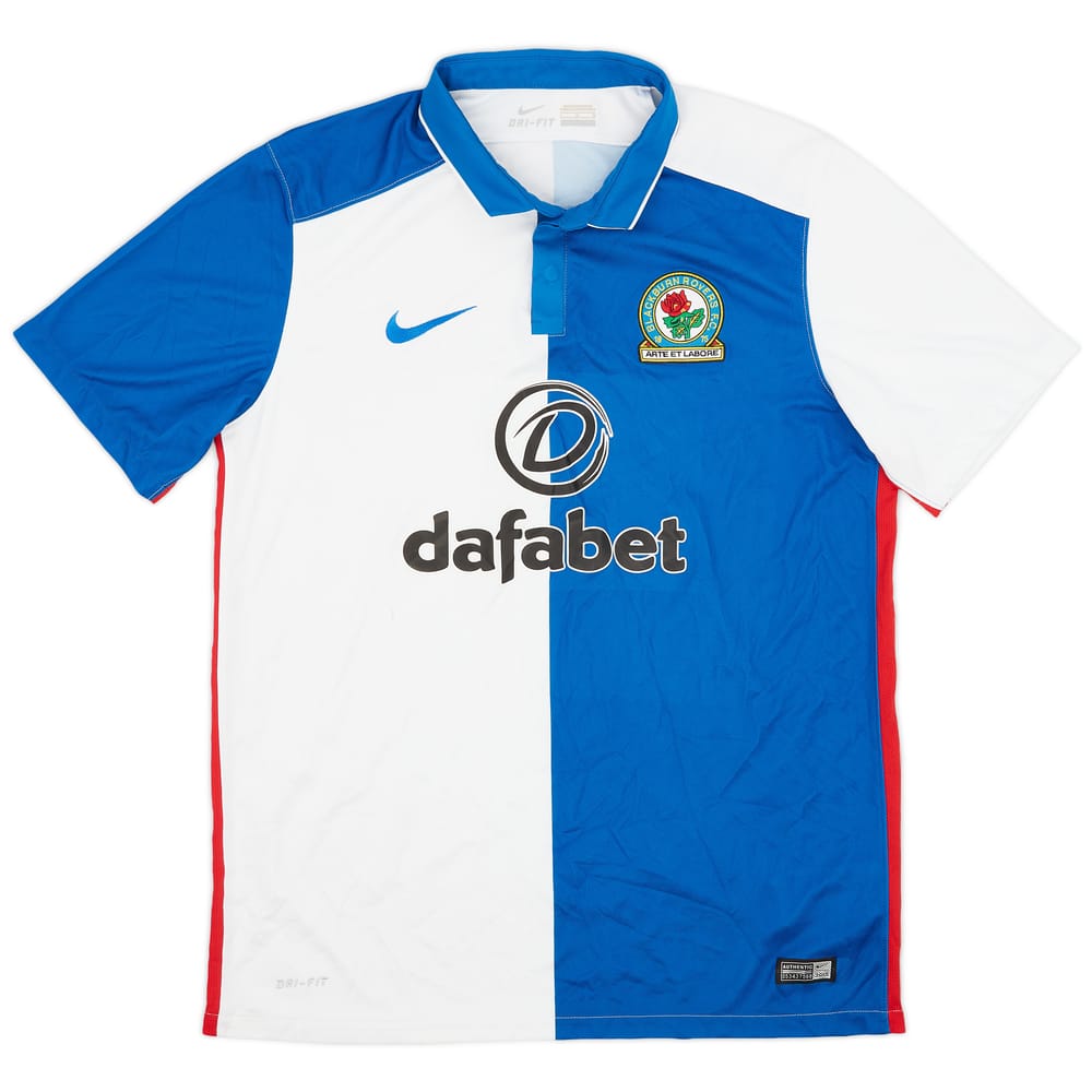 2015-16 Blackburn Rovers Home Shirt - 9/10 - (L)