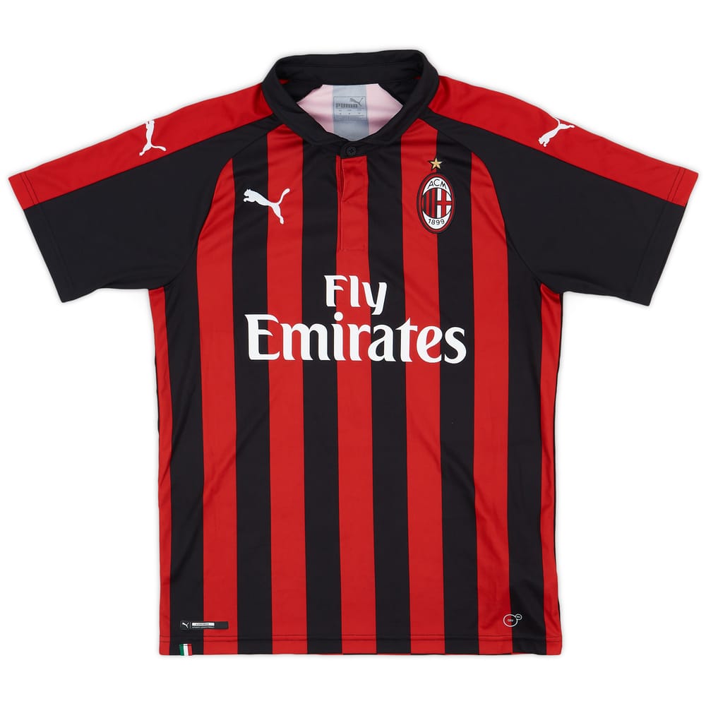 2018-19 AC Milan Home Shirt - 9/10 - (M)