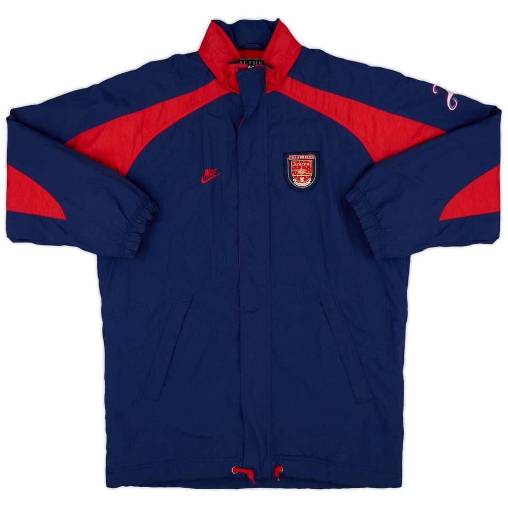 1996-98 Arsenal Nike Padded Bench Coat - 9/10 - (XL)