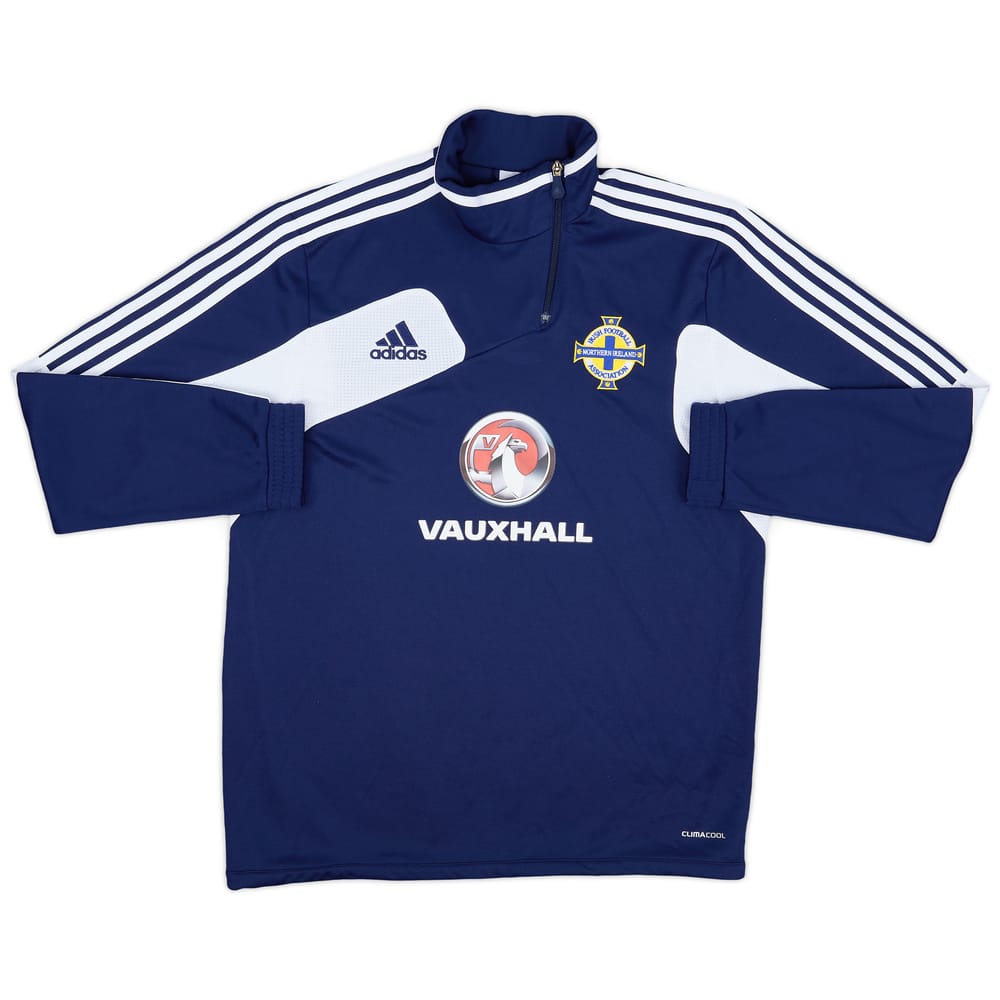 2015-16 Northern Ireland adidas 1/4 Zip Top - 9/10 - (L/XL)