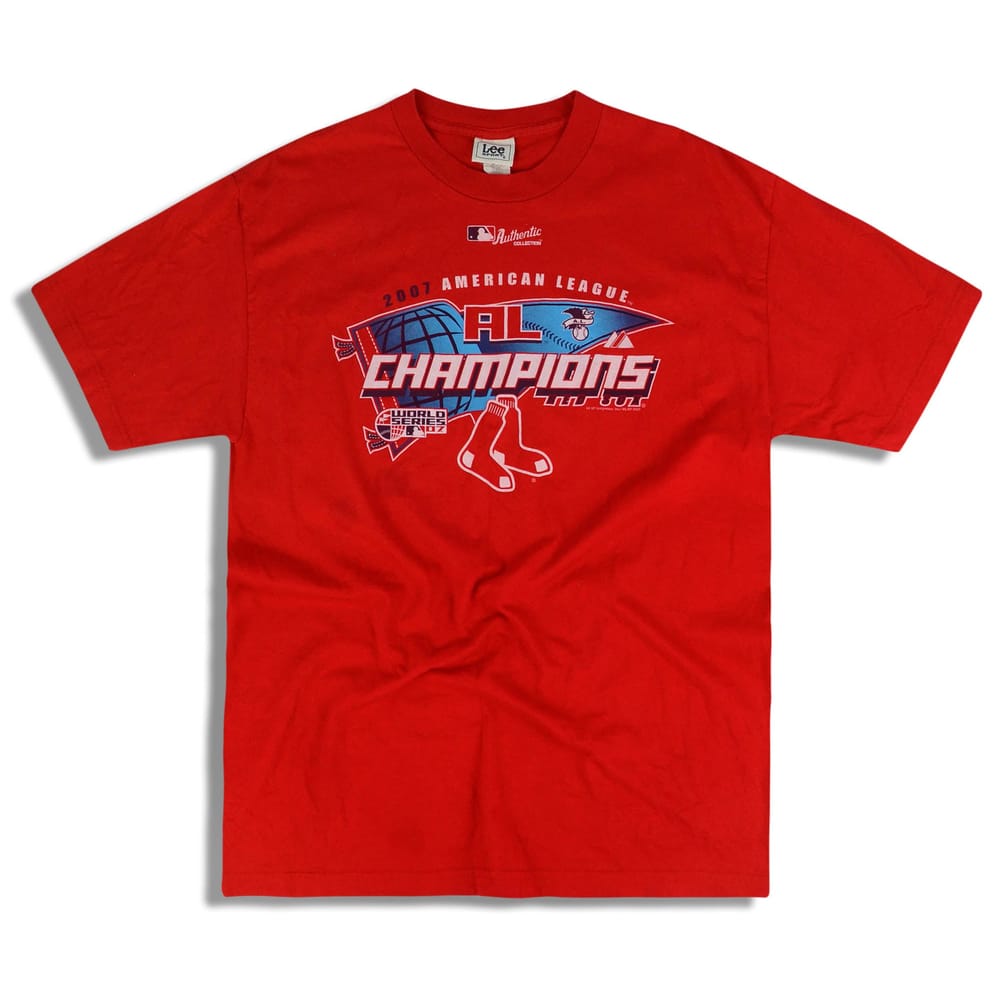 2007 Boston Red Sox AL Champions Tee L
