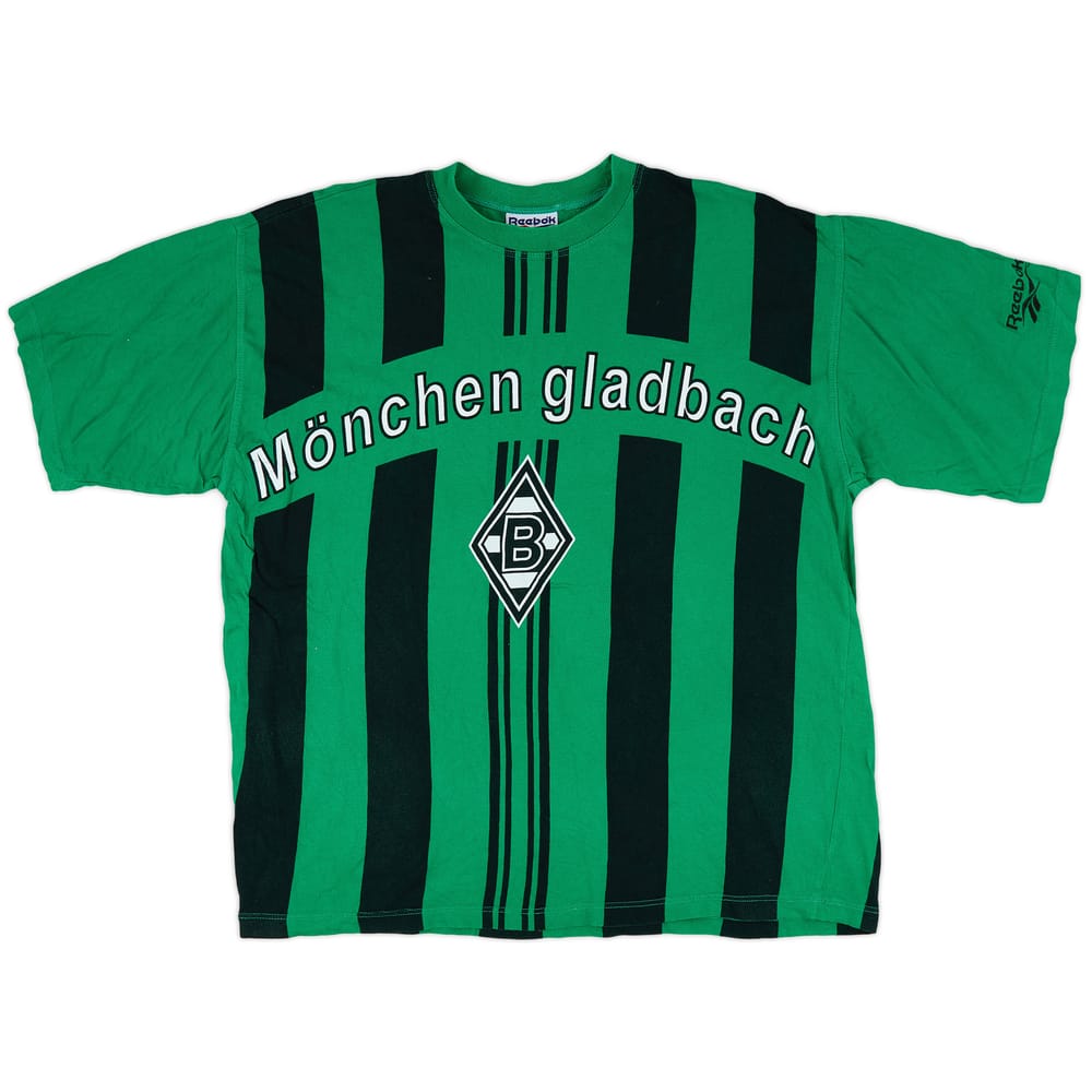 1995-96 Borussia Monchengladbach Reebok Graphic Tee - 8/10 - (L)